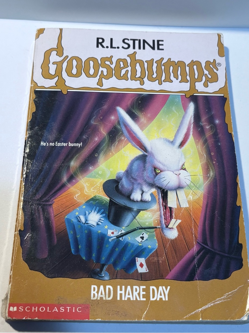 R.L. Stine 1996 Goosebumps: Bad Hare Day Paperback Book